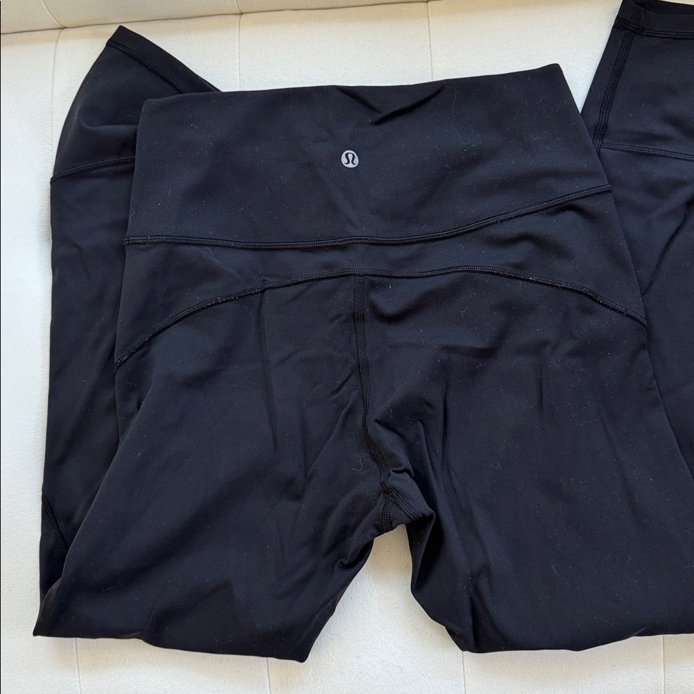 Lululemon Black Luon Leggings - Picture 2 of 2